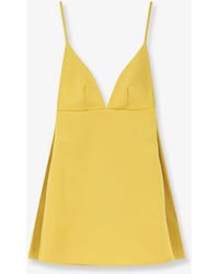 Elisabetta Franchi - Daily Satin Mini Dress - Lyst