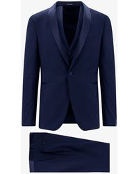 Tagliatore - Virgin Wool Tuxedo With Vest - Lyst