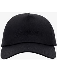 Saint Laurent - Logo Embroidered Cap - Lyst
