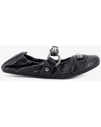 Balenciaga - City Flat L005 Leather Ballerinas - Lyst