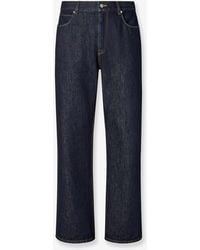Fendi - Denim Regular Blu Washed Jeans - Lyst