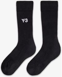 Y-3 - Cotton Blend Socks - Lyst