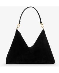 TOTEME - Medium Bevel Suede Shoulder Bag - Lyst