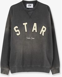 Golden Goose - Cotton Sweatshirt With Front Logo - Lyst