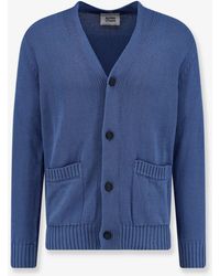 Alpha Studio - Cotton Cardigan - Lyst