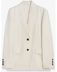 TOTEME - Raw Lapel Blazer - Lyst