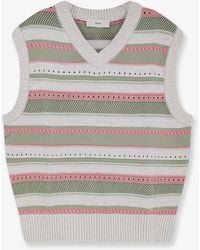 DUNST - Sleeveless Cotton Sweater - Lyst