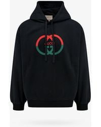 Gucci - Cotton Jersey Printed Hooded Sweatshirt - Lyst