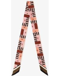 Fendi - Wrappy Silk Bandeau - Lyst