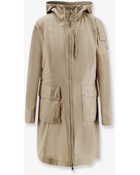 Moncler - Laerte Cotton Blend Long Jacket - Lyst