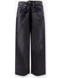 Agolde - Vana Fold Jean Regenerative Denim Trousers - Lyst