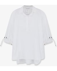 Max Mara - Mxmadorni Cotton Shirt - Lyst