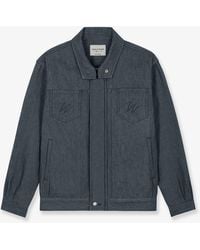 Walk In Paris - City Messenger Uniform Denim Jacket - Lyst