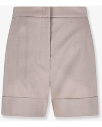 Max Mara - Virgin Wool, Mohair And Wool Blend Bermuda Shorts - Lyst
