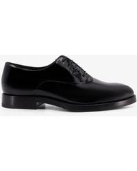 Brunello Cucinelli - Oxford Patent Leather Lace-Up - Lyst