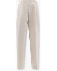 TOTEME - Viscose Trousers - Lyst