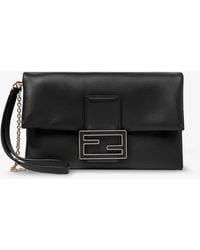 Fendi - Mamma Baguette Leather Crossbody Bag - Lyst