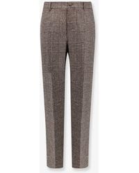 Golden Goose - Wool-Blend Multicolor Pants With Pockets - Lyst