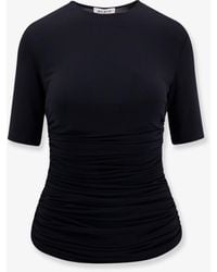 Alaïa - T-Shirts And Polos Noir Viscosa Elastan - Lyst