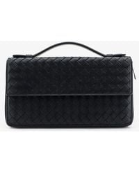 Bottega Veneta - Leather Wallet With Intrecciato Pattern - Lyst