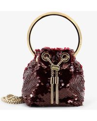 Jimmy Choo - Crossbody Bag Micro Bonbon Sequins - Lyst