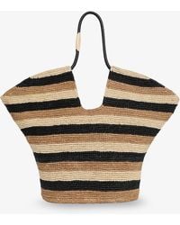 Zimmermann - Golden Time Raffia Shoulder Bag - Lyst
