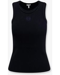 Loewe - Anagram Viscose Tank Top - Lyst