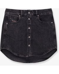 DIESEL - De-Ard Denim Miniskirt - Lyst
