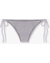 Mc2 Saint Barth Marielle Sangallo Lace Bikini Slip in White
