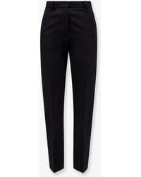 JOSEPH - Stretch Viscose And Cotton Trousers - Lyst