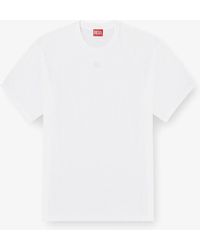 DIESEL - T-Lucien-Ihbi Cotton T-Shirt - Lyst