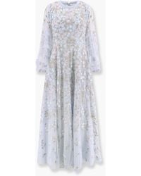 Needle & Thread - Embroidered Tulle Long Dress - Lyst