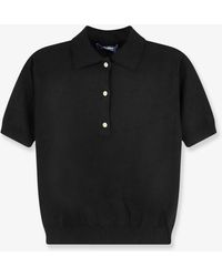 Max Mara - Smmpomposa Cotton, Silk, And Cashmere Polo Shirt - Lyst