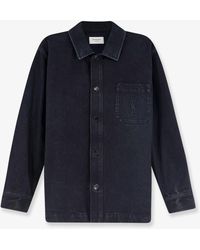 Saint Laurent - Cassandre Denim Overshirt - Lyst