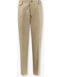 NUGNES 1920 - Cava Cotton And Linen Trousers - Lyst