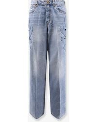 Zimmermann - Alchemy Applique Relaxed Flare Denim Jeans - Lyst