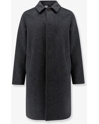 Aspesi - Virtuoso Double Wool Coat - Lyst
