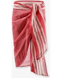 Isabel Marant - Lucilia Cotton And Silk Blend Pareo Scarf - Lyst