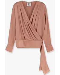 Semicouture - Satin Shirt - Lyst