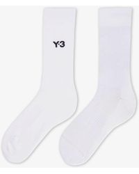 Y-3 - Cotton Blend Socks - Lyst