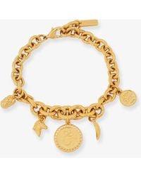 Chloé - Brass Bracelet With Charms - Lyst