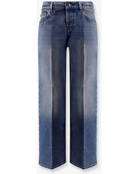 Gucci - Cotton Jeans With Rosso Ancora Naplak Tag - Lyst