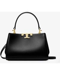 Tory Burch - Eleanor Mini Satchel Leather Shoulder Bag - Lyst