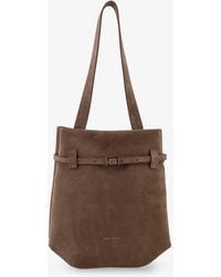 MANU Atelier - Mini Tote Du Jour Suede Shoulder Bag - Lyst