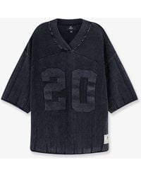 Represent - Cotton Sweater With Logo Patch On The Bottom - Lyst