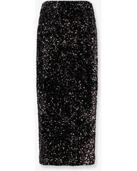 Vince - Skirt With Sequins Embroidery - Lyst