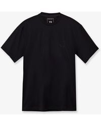 Y-3 - M Reg Ss Tee Cotton T-Shirt - Lyst