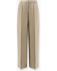 TOTEME - Viscose And Wool Trousers - Lyst