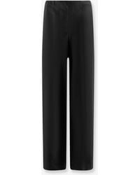 Vince - Naia Acetate And Polyester Trousers - Lyst