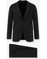 Lardini - Iconic Single-Breasted Pure Virgin Wool Suit - Lyst